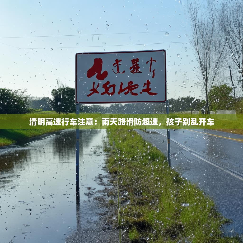 清明高速行车注意：雨天路滑防超速，孩子别乱开车