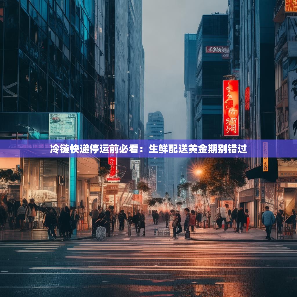 详细阅读:冷链快递停运前必看:生鲜配送黄金期别错过 冷链快递停运前必看:生鲜配送黄金期别错过