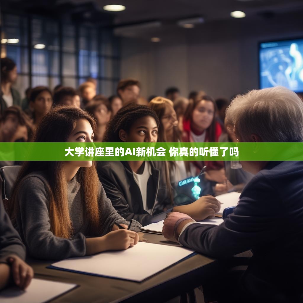 大学讲座里的AI新机会 你真的听懂了吗 大学讲座里的AI新机会 你真的听懂了吗